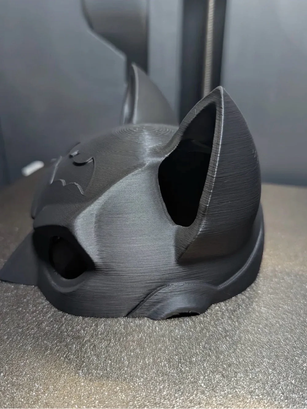 3D Printed Batman Cat Superhero Helmet Costume Pet Accessory